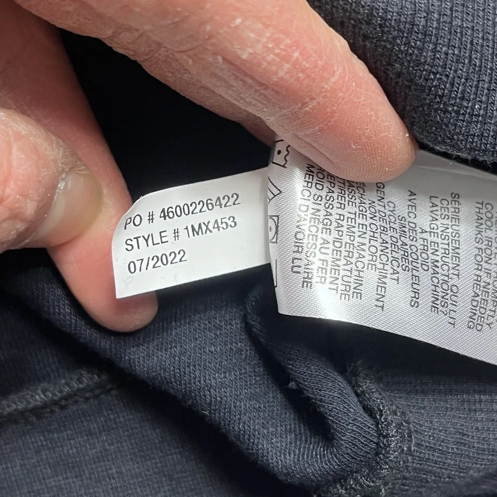 Travis Mathew Book Club 1/4-Zip Golf Pullover Sweater Mens Large Navy Blue Blend - Picture 7 of 9